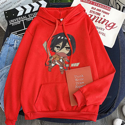 Attack on Titan Levi Eren Mikasa Ackerman Hoodie