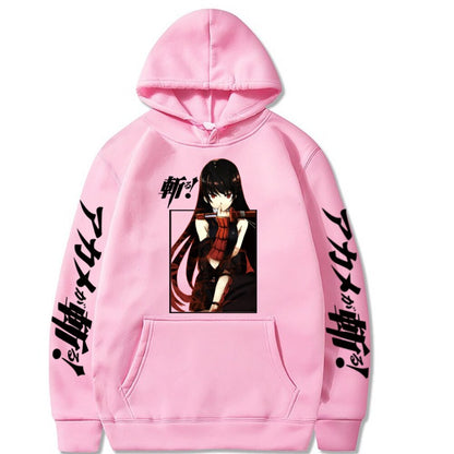 Akame Ga Kill Print Casual Hoodies