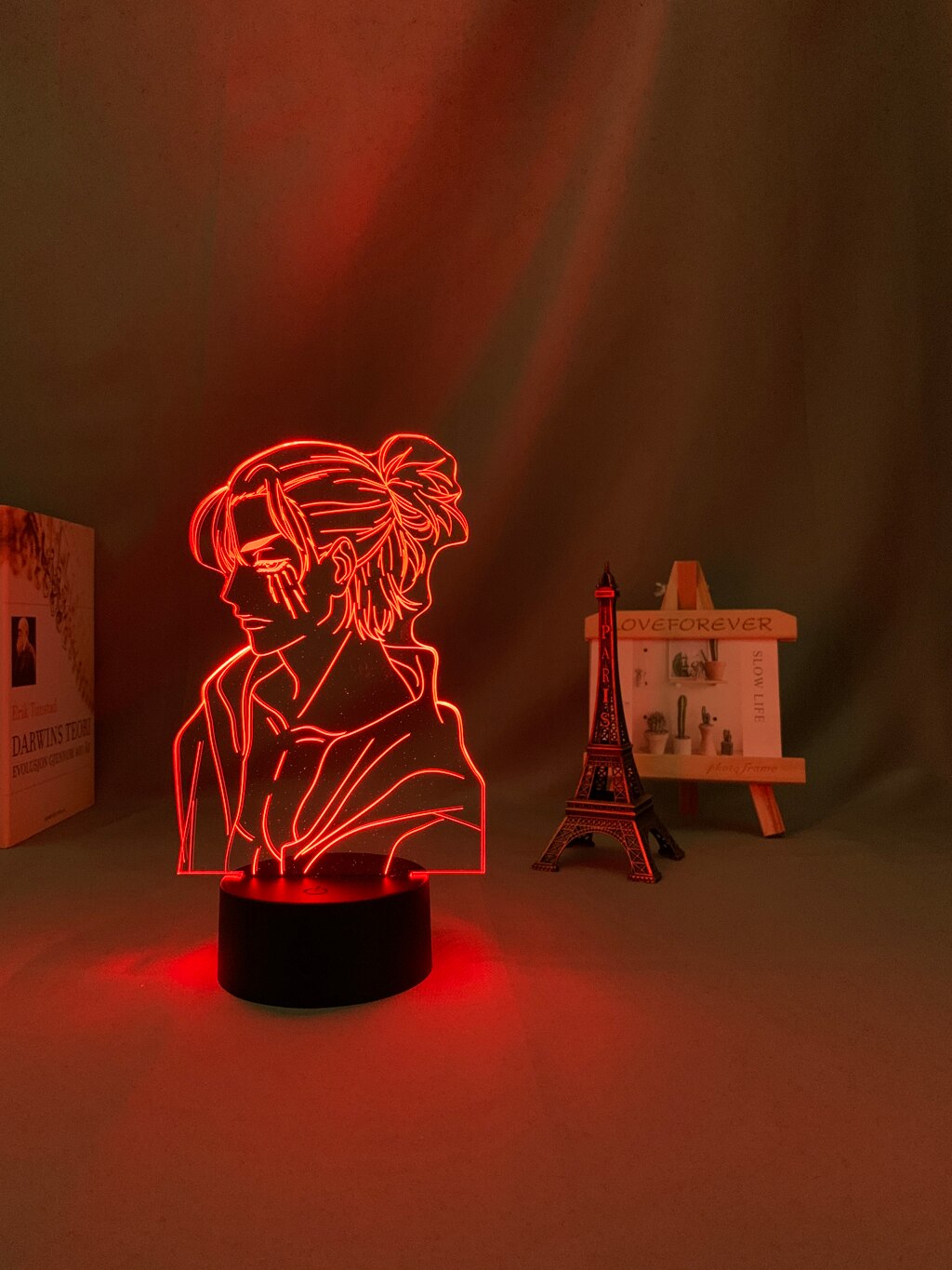 Attack on Titan 4 Eren Yeager 3D Lamp