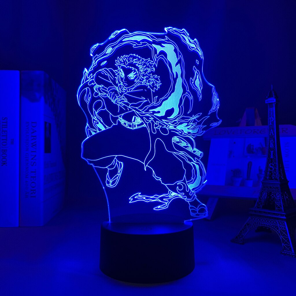 Demon Slayer Kyojuro Rengoku 3D Lamp