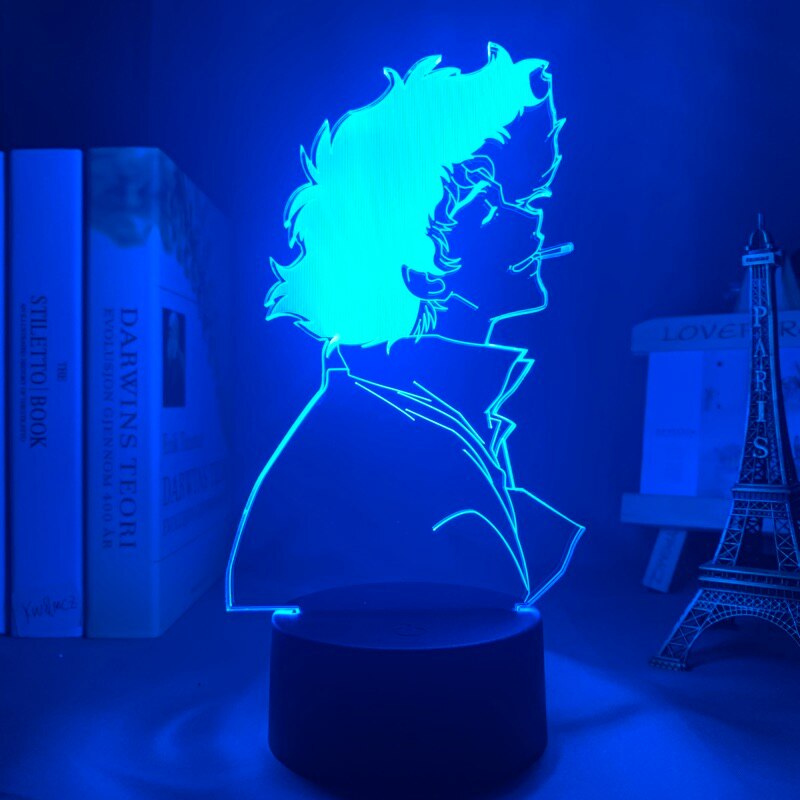 Cowboy Bebop Spike Spiegel 3D Lamp