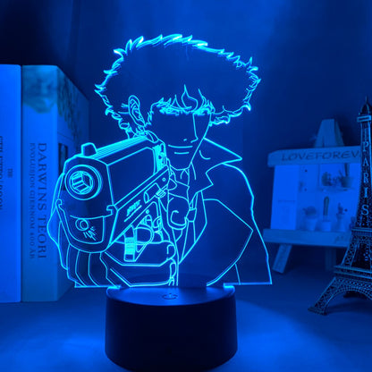 Cowboy Bebop Spike 3D Lamp