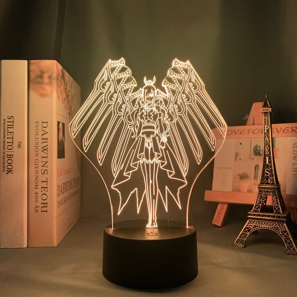 Fairy Tail Erza Scarlet 3D Lamp