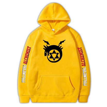 Fullmetal Alchemist Printed Loose Hoodie