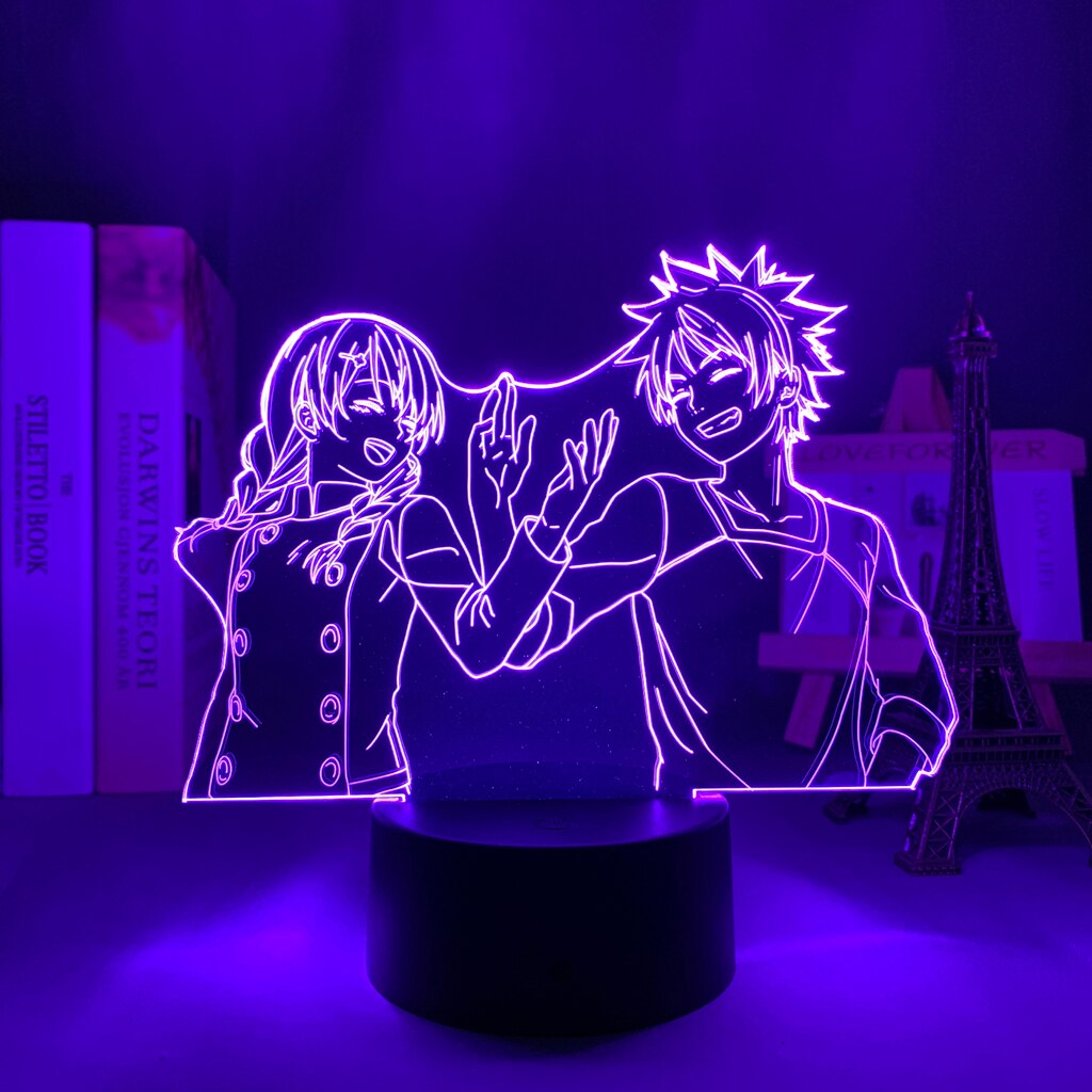 Food Wars Shokugeki No Soma 3D Lamp