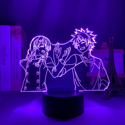 Food Wars Shokugeki No Soma 3D Lamp