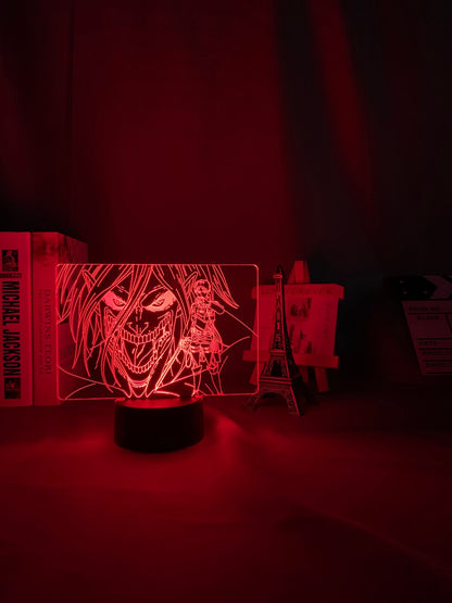 Attack on Titan Hero 3D Lamp