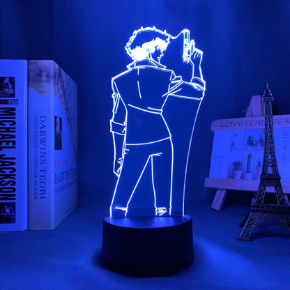 Cowboy Bebop Spike Spiegel 3D Lamp