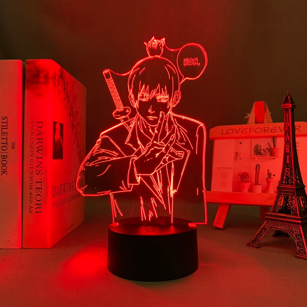 Chainsaw Man Aki Hayakawa 3D Lamp