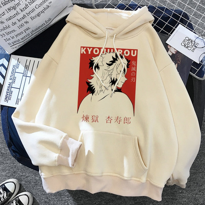 Demon Slayer Rengoku Kyoujurou Hoodies