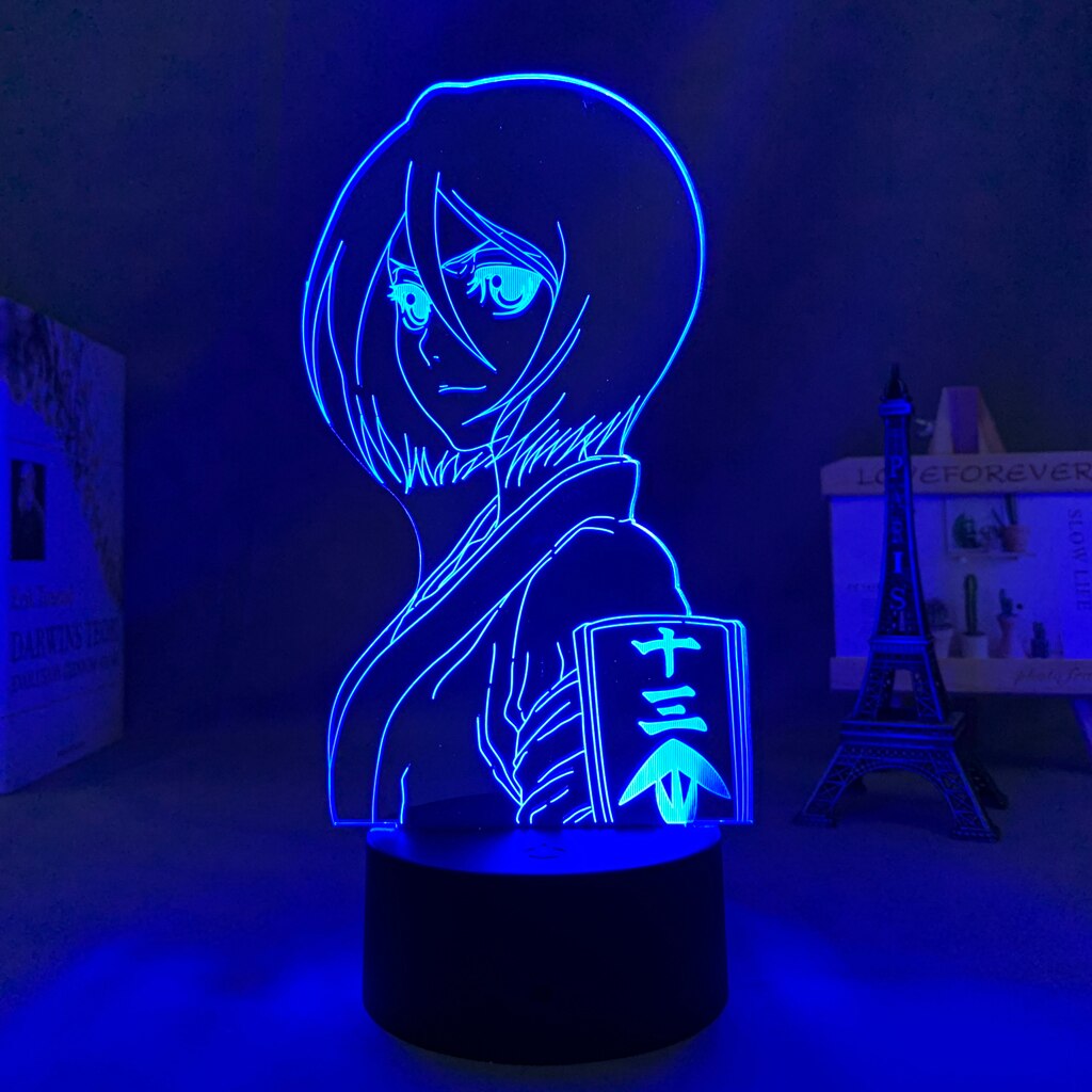 Anime Bleach Rukia Kuchiki 3D Lamp