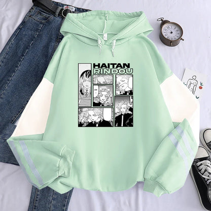 Tokyo Revengers Kawaii Rindou Haitani Five Forms Of Daily Life Manga Hoodies