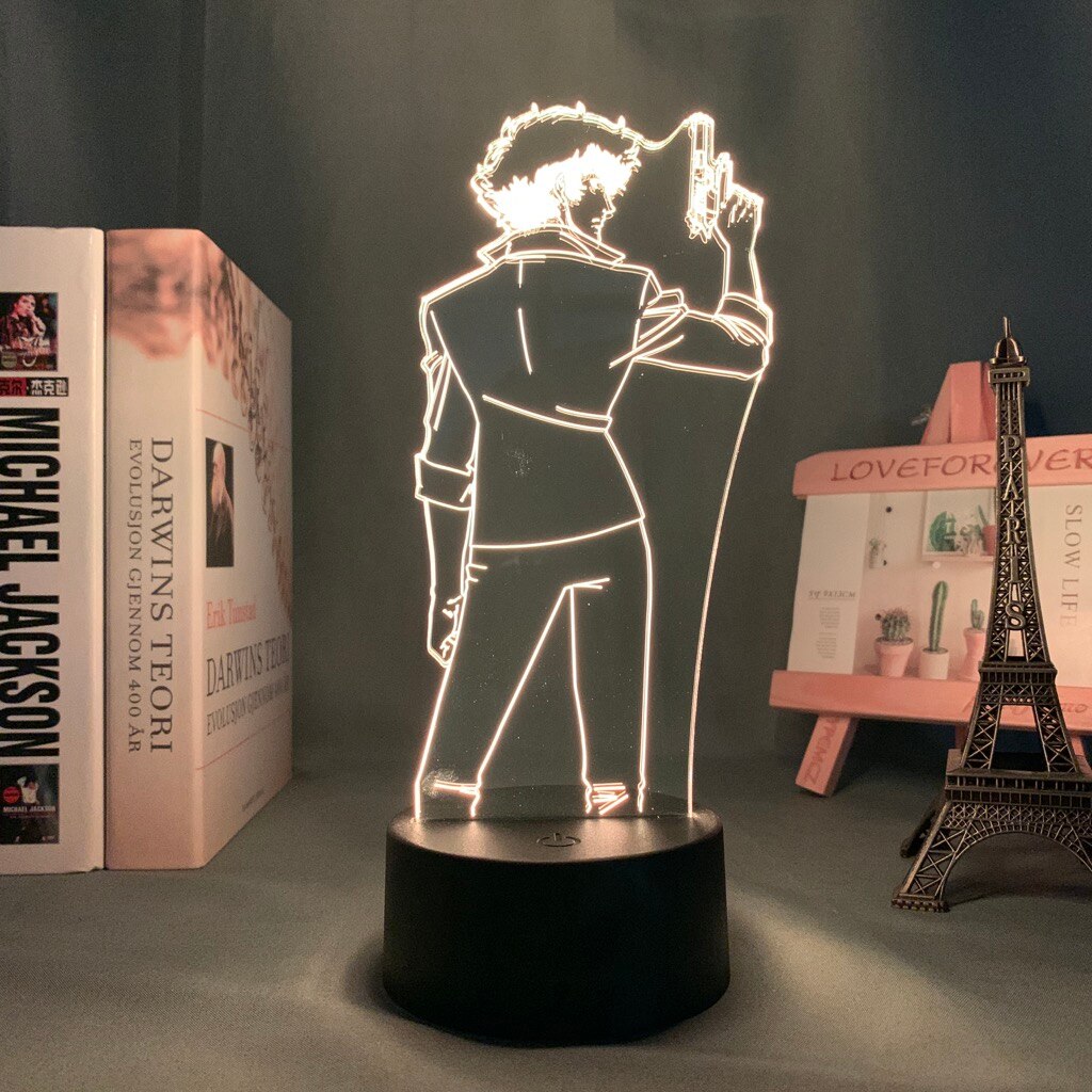 Cowboy Bebop Spike Spiegel 3D Lamp