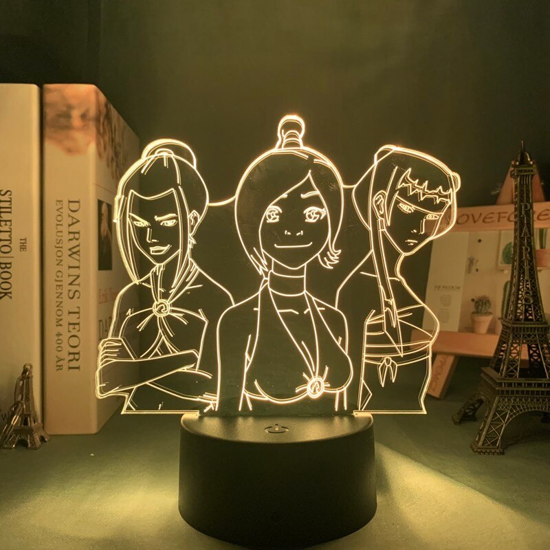 Avatar The Last Airbender 3D Lamp