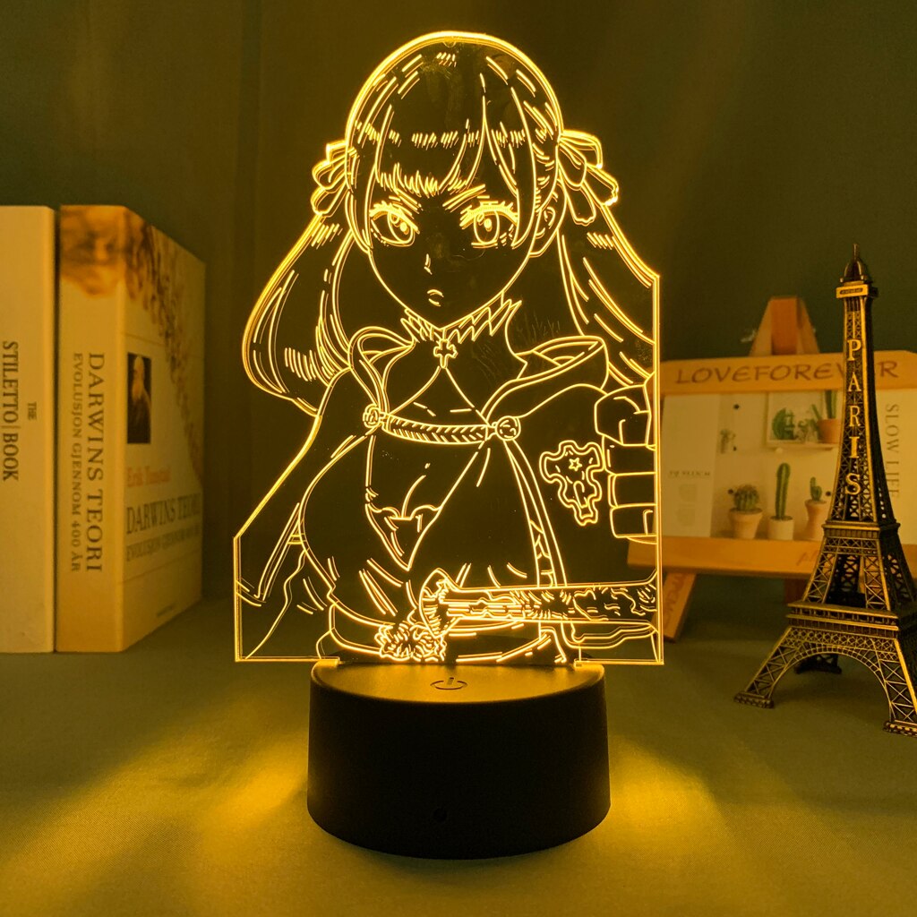 Black Clover Noelle Silva 3D Lamp