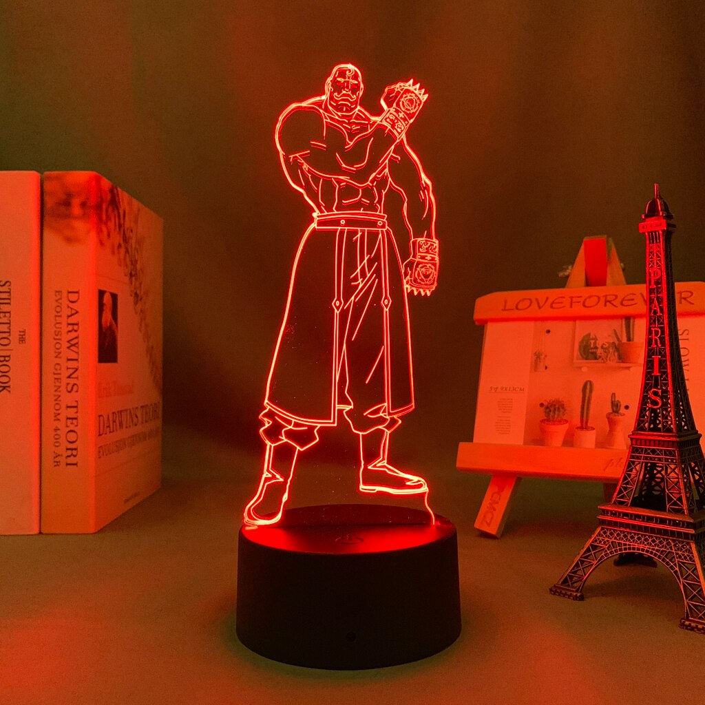 Fullmetal Alchemist Alex Louis Armstrong 3D Lamp