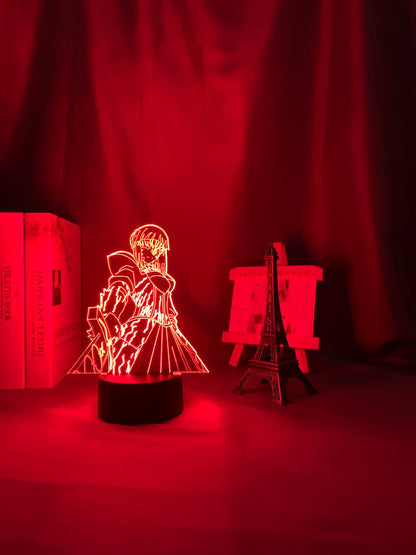 Fate Stay Night Saber 3D Lamp