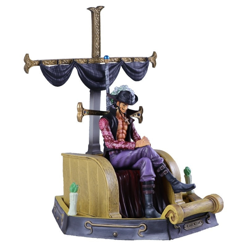 One Piece Dracule Mihawk King Hawkeye Oka Shichibukai Sitting Sailboat Figure