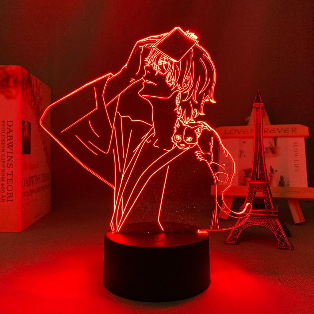 Anime Bungo Stray Dogs Dazai 3D Lamp