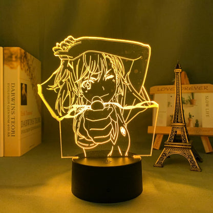 A Certain Scientific Railgun Misaka Mikoto 3D Lamp