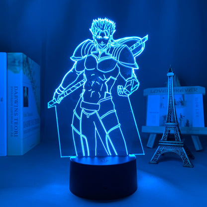 Fate Stay Night Lancer 3D Lamp