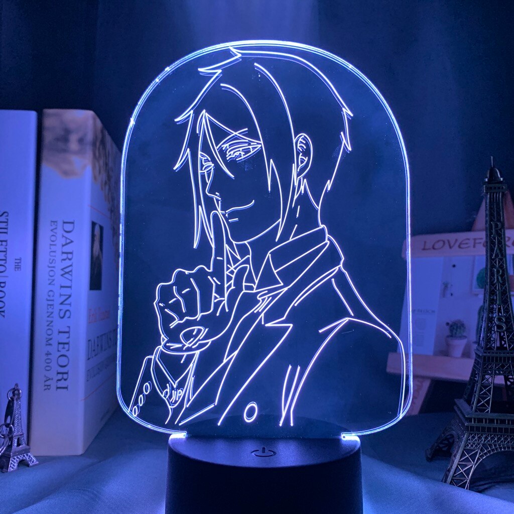 Black Butler 3D Lamp