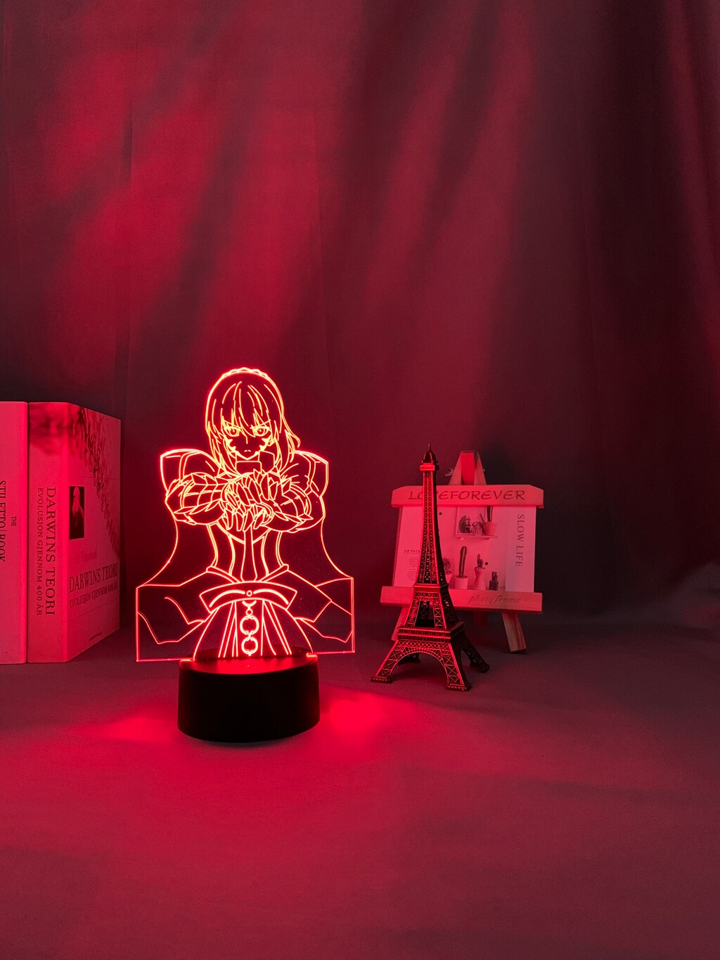 Fate Stay Night Saber 3D Lamp