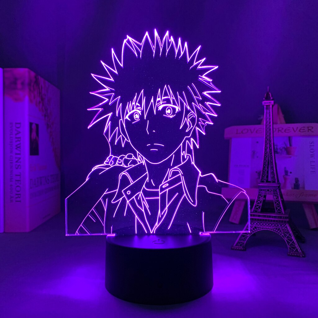 A Certain Scientific Railgun Kamijou Touma 3D Lamp