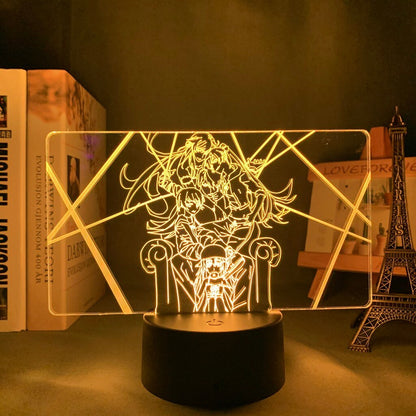 Bakemonogatari Shinobu Oshino 3D Lamp