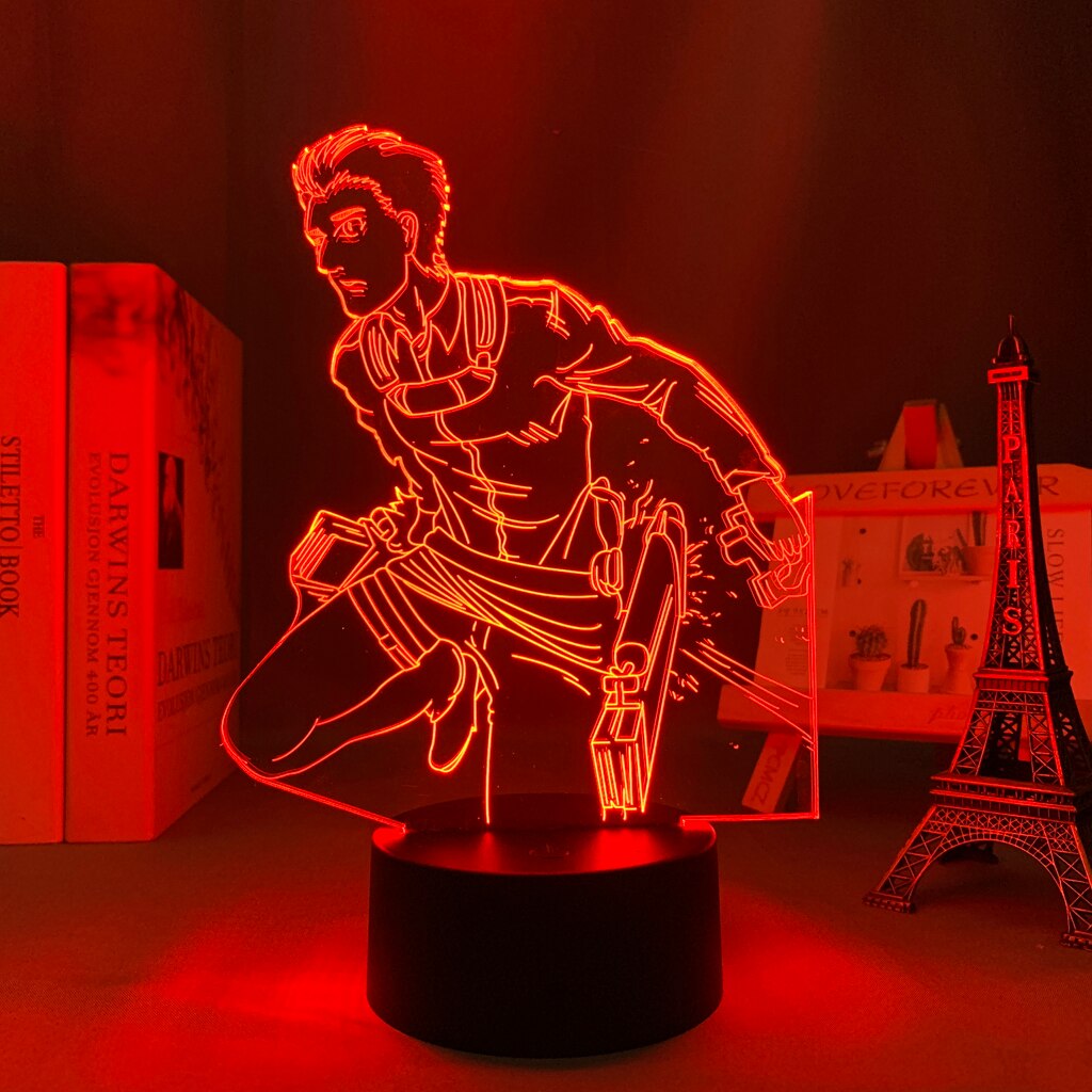 Attack on Titan Bertolt Hoover 3D Lamp