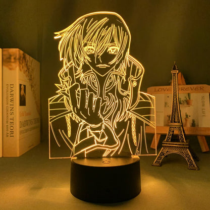 Code Geass Lelouch Lamperouge 3D Lamp