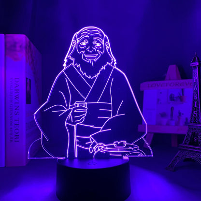 Avatar The Last Airbender Uncle Iroh 3D Lamp