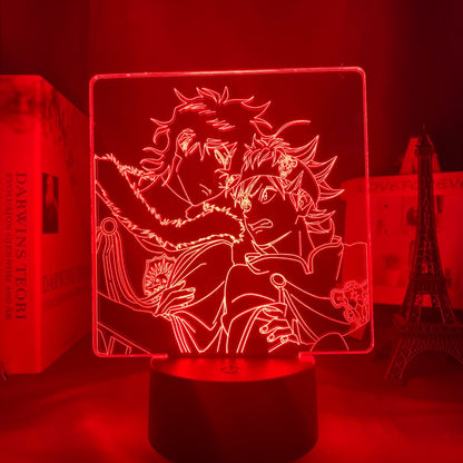 Black Clover Asta 3D Lamp