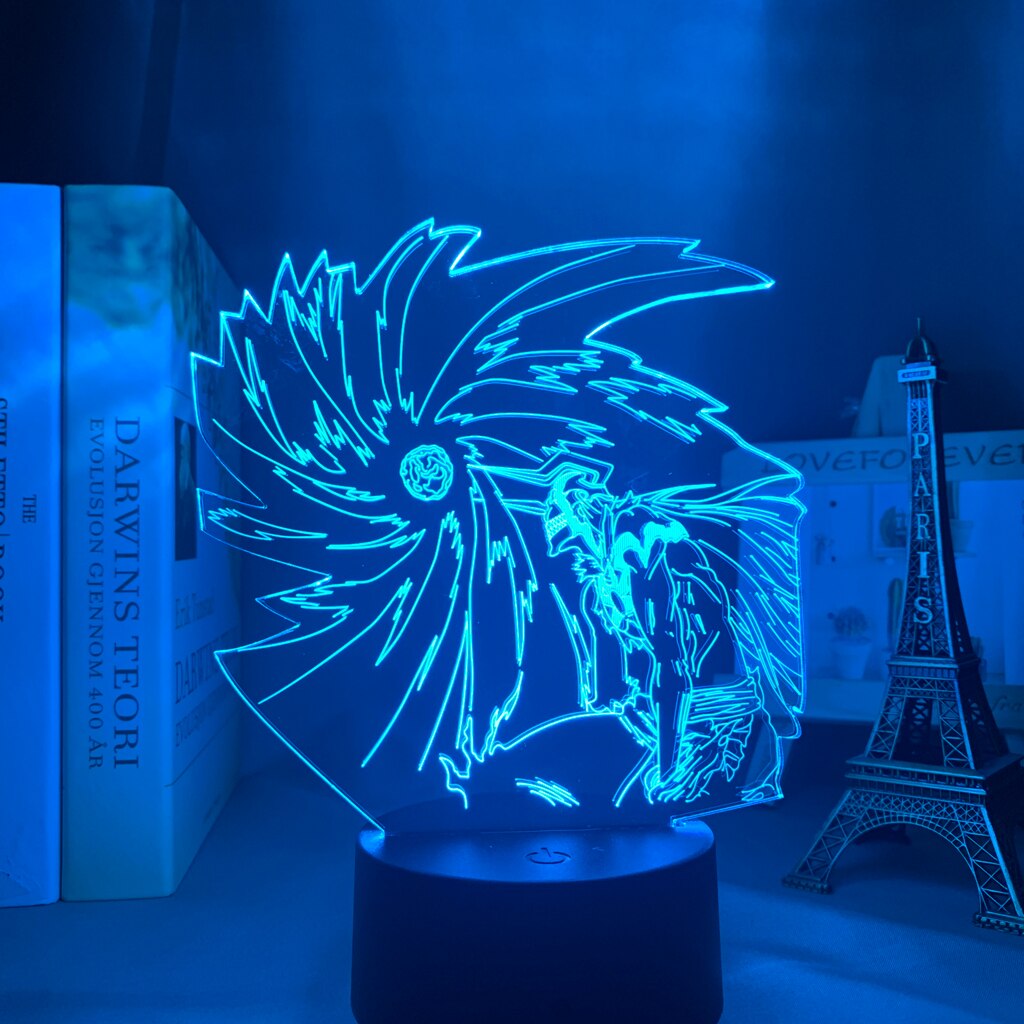 Bleach Acrylic Led Night 3D Lamp