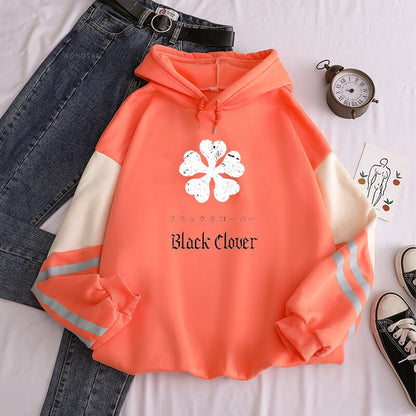 Black Clover Logo Hoodies