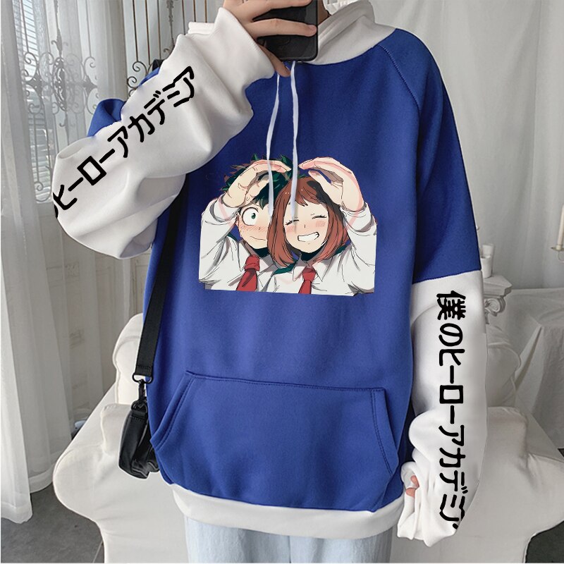 My Hero Academia Ochako Uraraka And Midoriya Izuku Hoodies