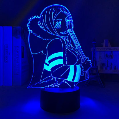 Hibana Fire Force 3D lamp