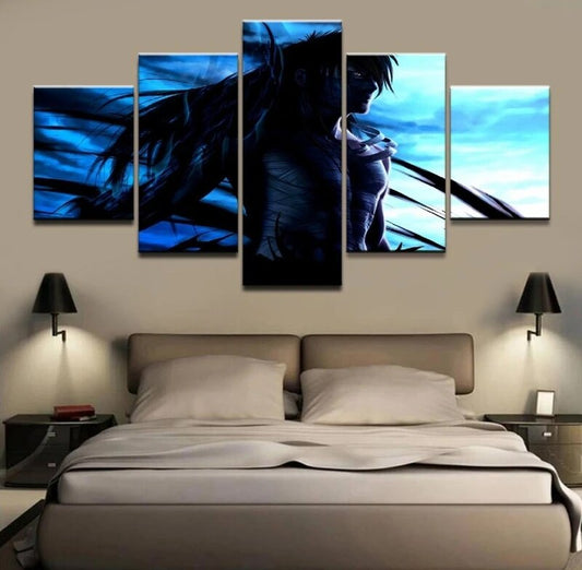 5 Pieces Bleach Wall Art Canvas