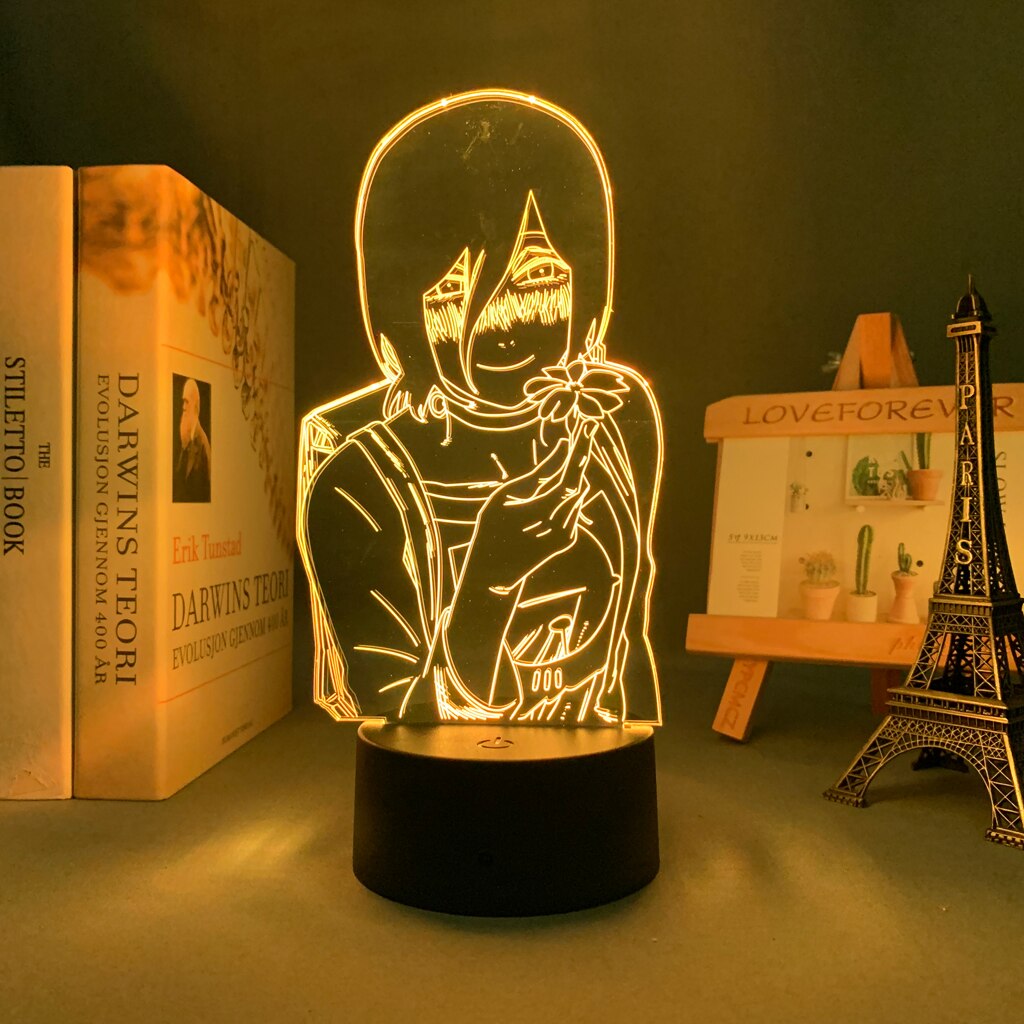 Chainsaw Man Lady Reze Bomb Devil 3D Lamp