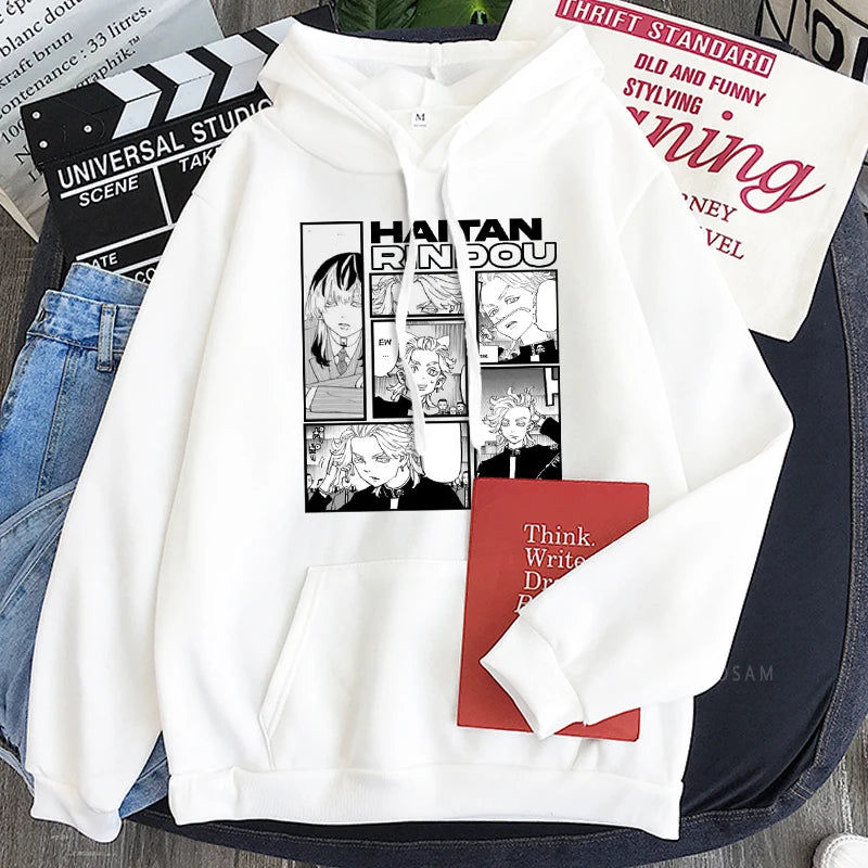 Tokyo Revengers Kawaii Rindou Haitani Five Forms Of Daily Life Manga Hoodies