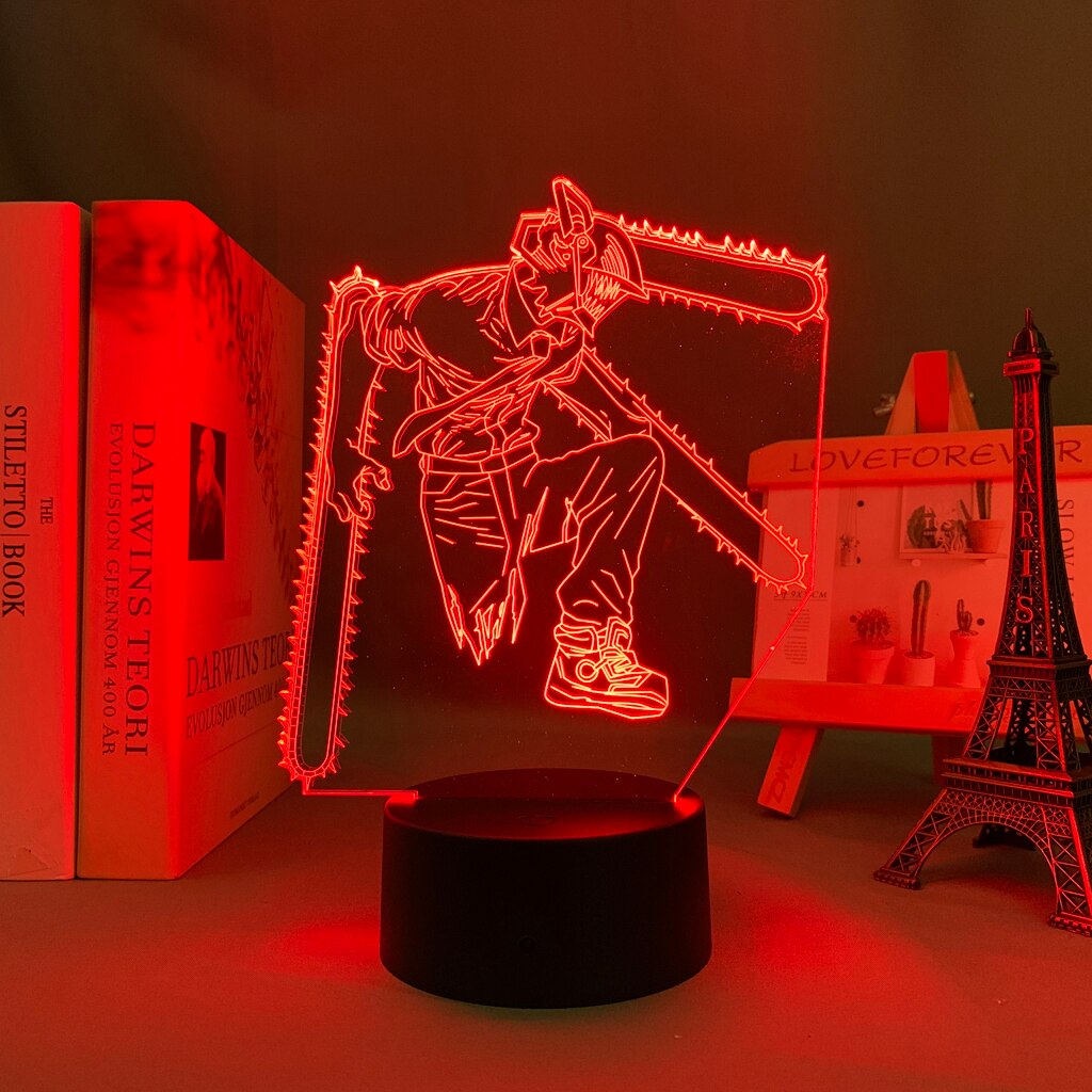 Chainsaw Man 3D Lamp