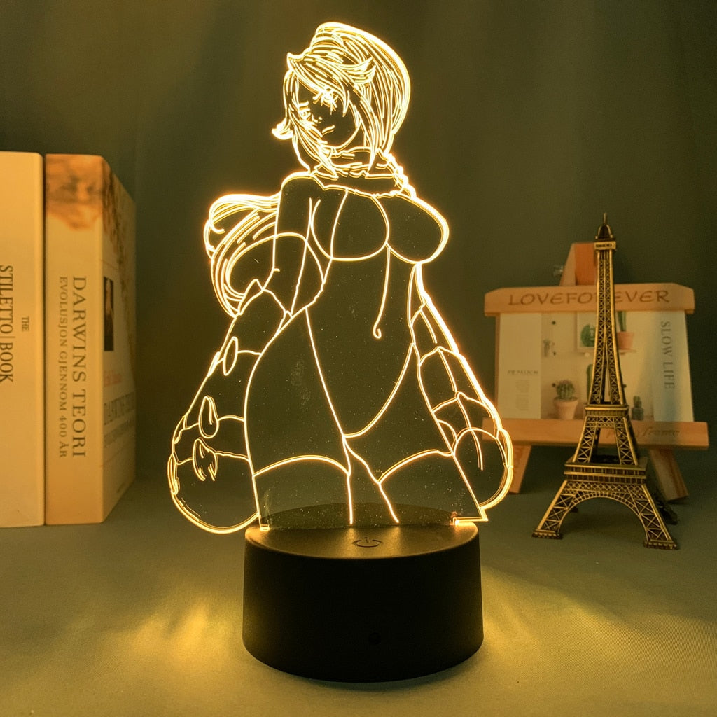 Bleach Yoruichi Shihouin 3D Lamp