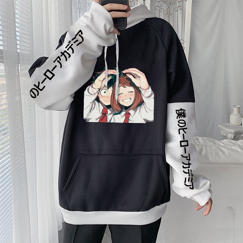 My Hero Academia Ochako Uraraka And Midoriya Izuku Hoodies