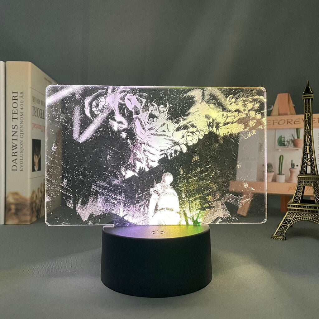 Two Tone Attack on Titan 3D Lamp