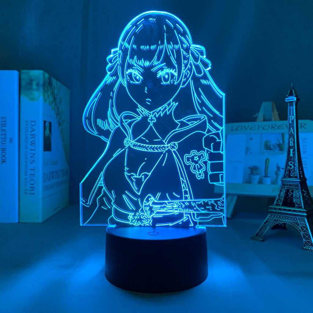 Black Clover Noelle Silva 3D Lamp