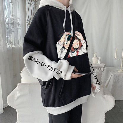 My Hero Academia Ochako Uraraka And Midoriya Izuku Hoodies