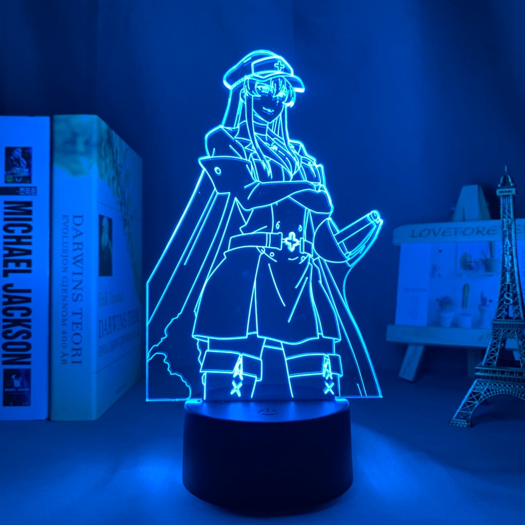 Akame Ga Kill Esdeath 3D Lamp