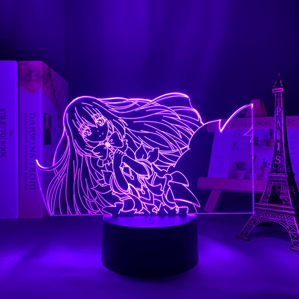 Date A Live Origami Tobiichi 3D Lamp