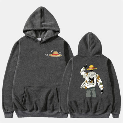 One Piece Luffy Design Hoodies