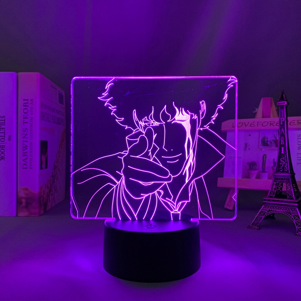 Cowboy Bebop Spike Spiegel 3D Lamp